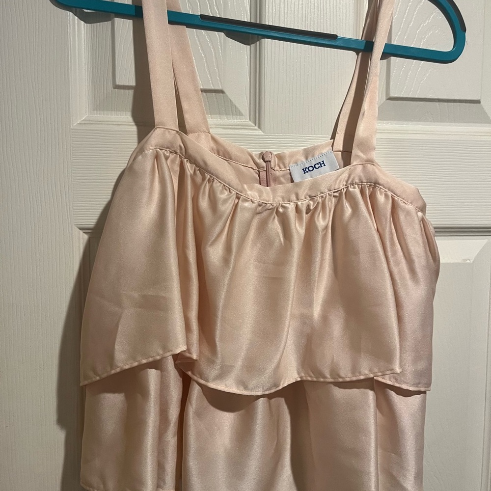 Koch Women's Cream Layered Top and Shorts